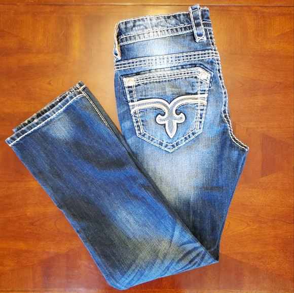 Mens Rock Revival Jeans - Picture 2 of 5